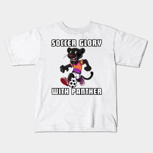 Soccer Glory Black Panther Kids T-Shirt